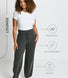 Knit Wide Leg Lounge Trousers - Grey