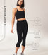 Curve Cropped Lightweight Leggings - Black