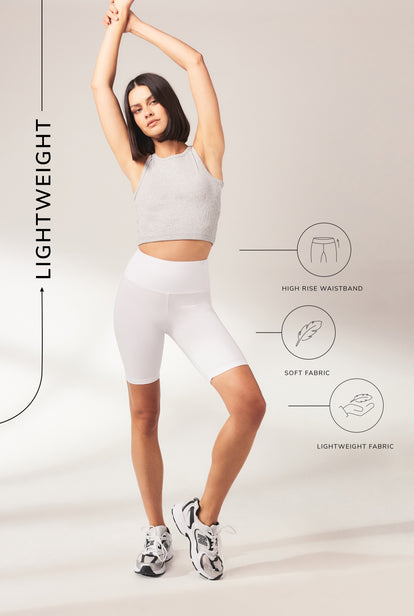 Lightweight Everyday Cycling Shorts - White