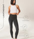 Lightweight Everyday High Waisted Leggings - Dark Grey Marl