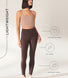 Curve Lightweight Everyday High Waisted Leggings - Espresso Brown