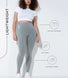 Lightweight Everyday High Waisted Leggings - Sage Green