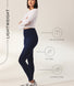 Curve Lightweight Everyday High Waisted Leggings - Navy