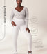 Curve Lightweight Everyday High Waisted Leggings - White