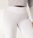 Curve Lightweight Everyday High Waisted Leggings - White