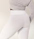 Curve Lightweight Everyday High Waisted Leggings - White