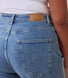 Curve Wide Leg Jeans - Mid Blue