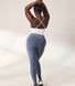 Curve Lightweight Everyday High Waisted Leggings - Steel Blue