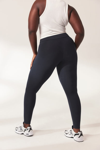 Lightweight Everyday High Waisted Leggings - Slate Green