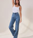 Wide Leg Jeans - Mid Blue