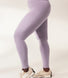 Lightweight Everyday High Waisted Leggings - Mauve