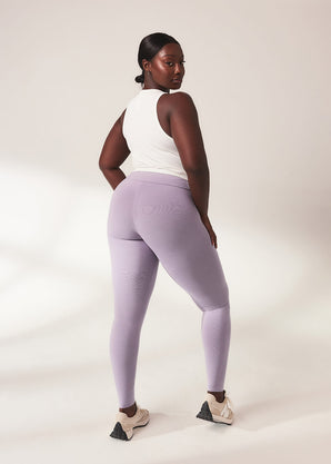 Lightweight Everyday High Waisted Leggings - Mauve