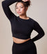 Curve Sculpt Seamless Long Sleeve Top - Black