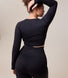 Curve Sculpt Seamless Long Sleeve Top - Black
