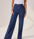 Wide Leg Jeans - Dark Blue