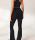 Curve lightweight Flare Leggings - Black