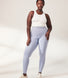 Lightweight Everyday High Waisted Leggings - Powder Blue