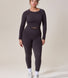 Curve Sculpt Seamless Long Sleeve Top - Shadow
