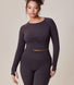Sculpt Seamless Long Sleeve Top - Shadow