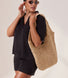 Curve Lightweight Collared Knit Set - Black
