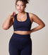 Curve Sculpt Seamless Sports Bra - Deep Navy