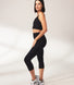 Curve Cropped Lightweight Leggings - Black