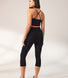 Cropped Lightweight Leggings - Black