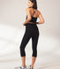 Curve Cropped Lightweight Leggings - Black