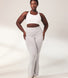 Curve lightweight Flare Leggings - Light Grey Marl