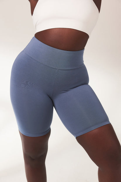 Lightweight Everyday Cycling Shorts - Steel Blue