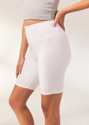 Curve Lightweight Everyday Cycling Shorts - White