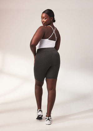 Lightweight Everyday Cycling Shorts - Dark Grey Marl
