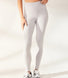 Lightweight Everyday High Waisted Leggings - Light Grey Marl