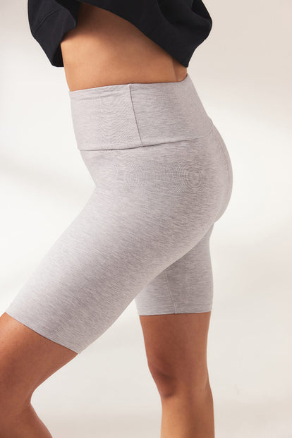 Curve Lightweight Everyday Cycling Shorts - Light Grey Marl