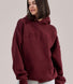 Heavyweight Oversized Hoodie - Burgundy