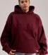 Heavyweight Oversized Hoodie - Burgundy