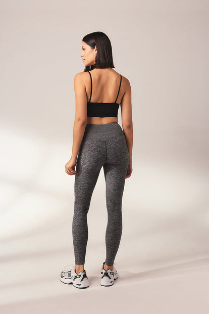 Curve Ultimate Soft-Touch High Waisted Leggings - Dark Grey Marl