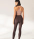 Curve Lightweight Everyday High Waisted Leggings - Espresso Brown