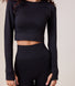 Sculpt Seamless Long Sleeve Top - Black