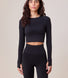 Sculpt Seamless Long Sleeve Top - Black