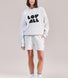 ALL SZN Organic Sweat Shorts - Light Grey Marl