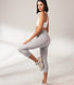 Curve Cropped Lightweight Leggings - Light Grey