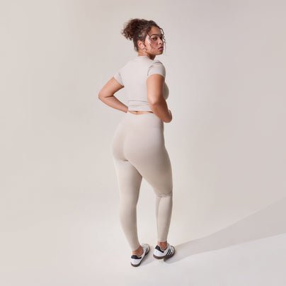 Curve Ultimate Everyday Leggings - Oatmeal Beige