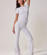 Ultimate Everyday Flare Leggings - Light Grey Marl