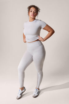Curve Ultimate Everyday Leggings - Light Grey Marl