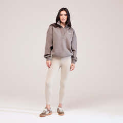 Everyday High Waisted Leggings - Oatmeal Beige