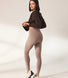 Curve Lightweight Everyday High Waisted Leggings - Stone