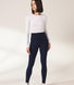 Curve Lightweight Everyday High Waisted Leggings - Navy