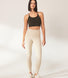 Curve Lightweight Everyday High Waisted Leggings - Natural Beige