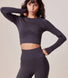 Sculpt Seamless Long Sleeve Top - Shadow